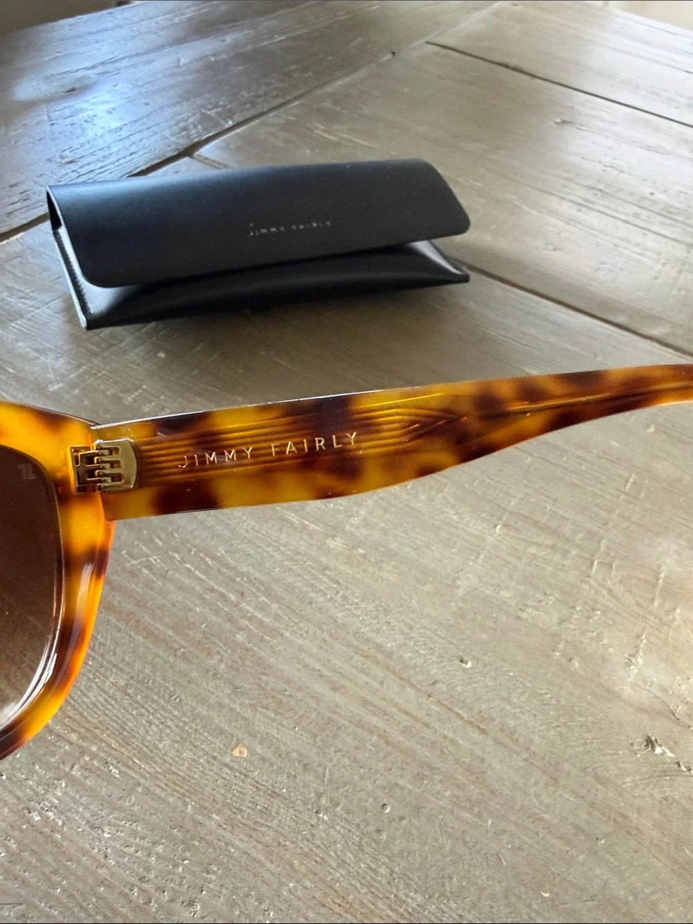 Jimmy Fairly Women's Tortoiseshell Cat Eye Sunglasses - Brown Lenses